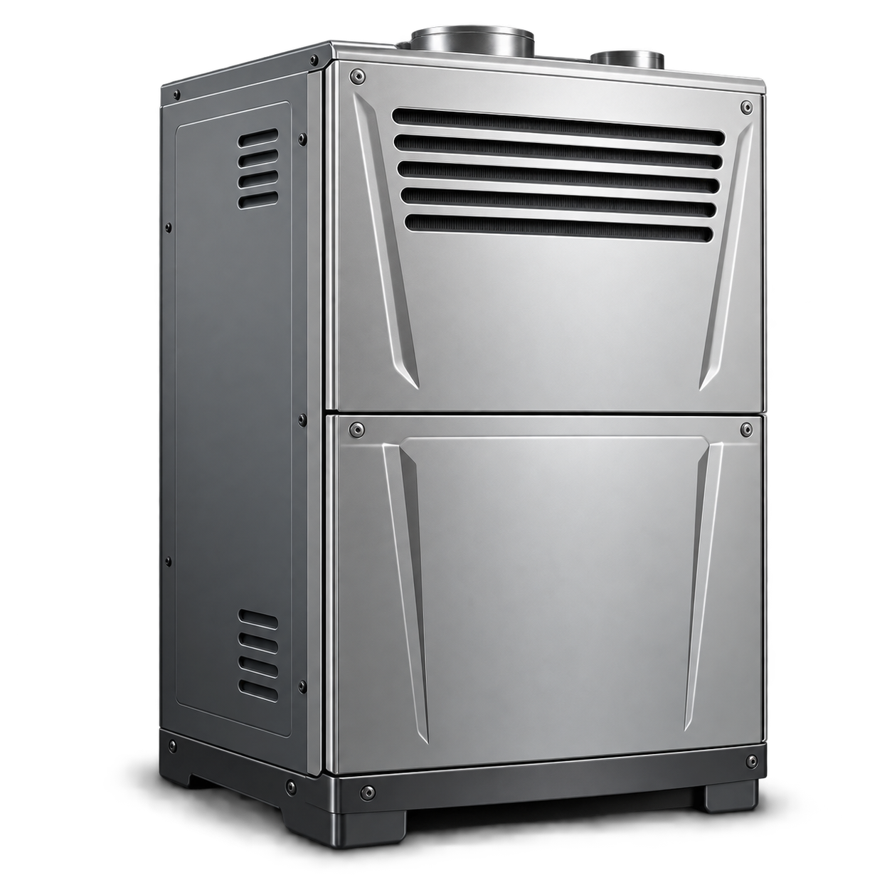 Stainless steel residential furnace
